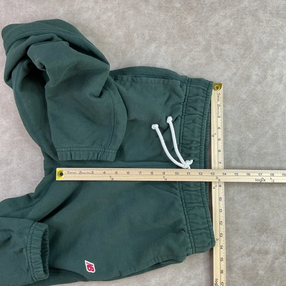 New Balance Sweatpants Green Made In USA Core Teddy Santis Joggers Men Sz MT - Picture 9 of 12